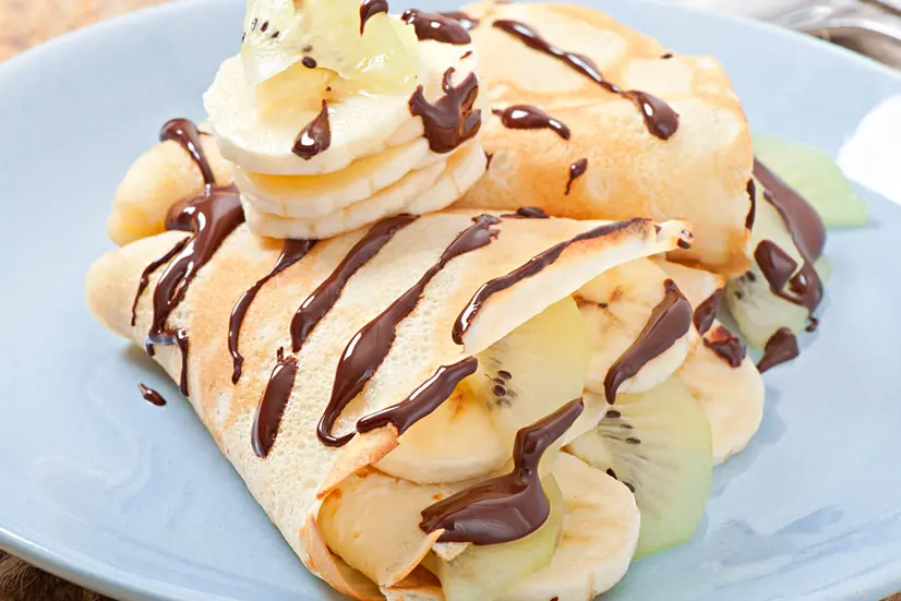 Dulce de Leche Banana Crepe