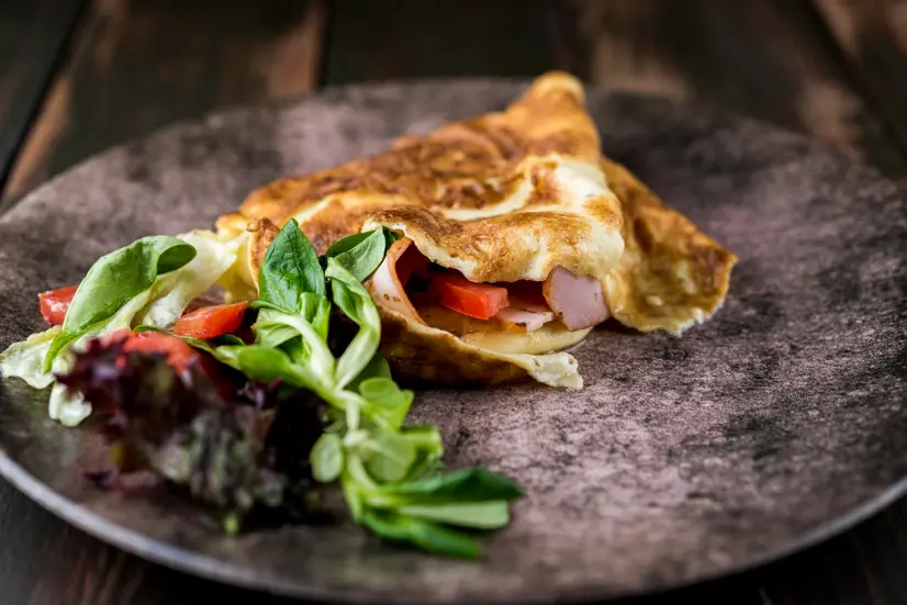 Ham & Cheese Crepe